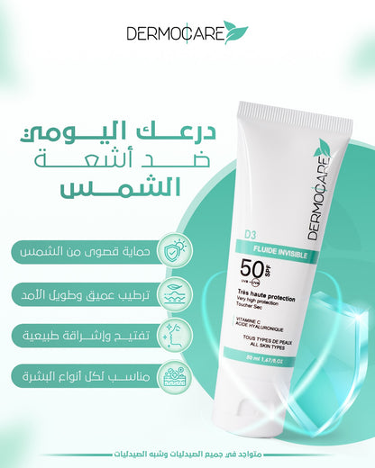 L'ecran solaire invisible +50SPF